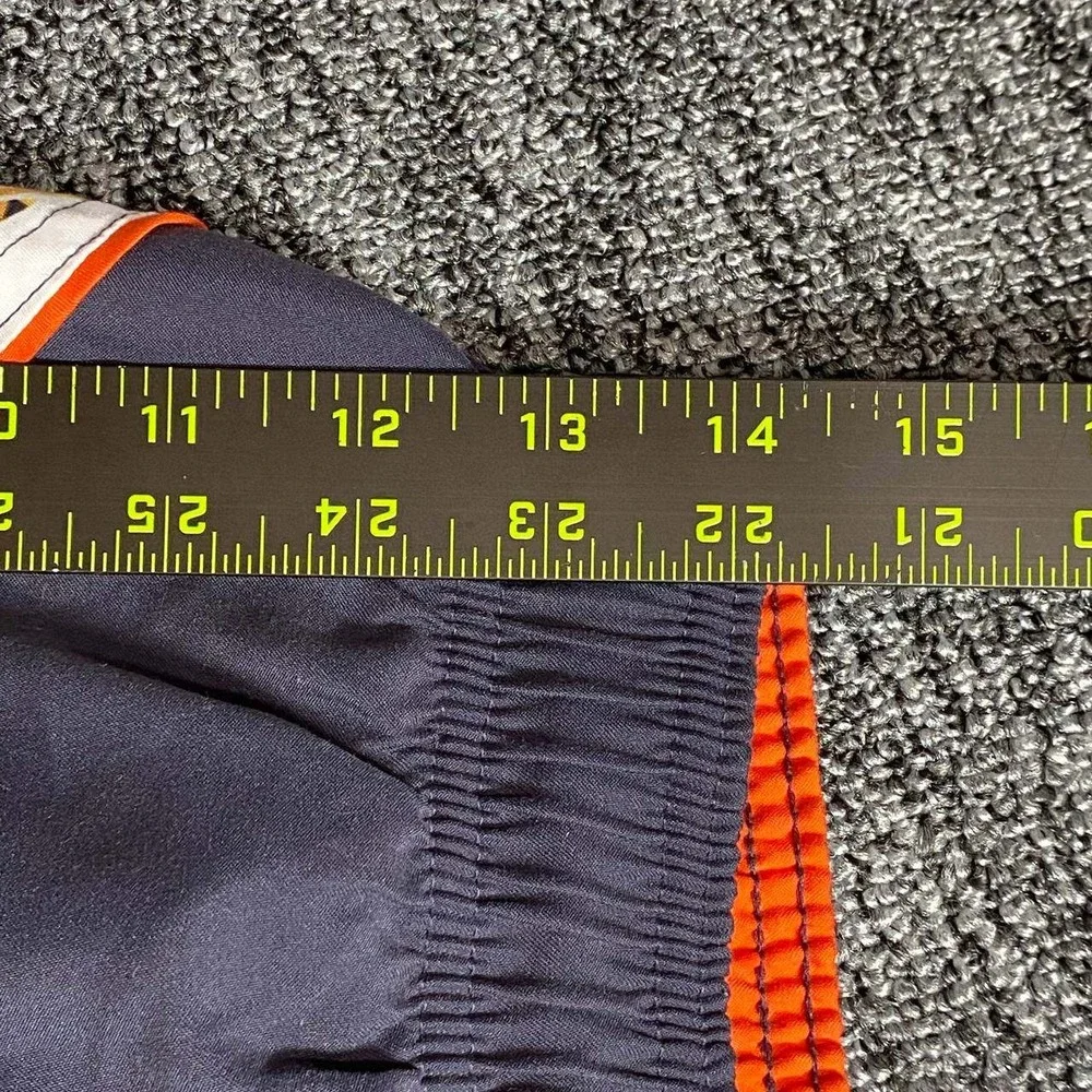 Nike Swim‎ Trunks Mens Large Gray Orange Floral Board Shorts Beachwear